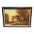 Large Vintage Autumn Watermill Oil Painting, Signed Robert More For Sale