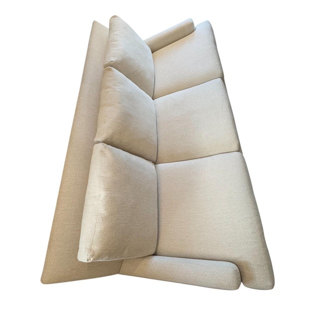 C.R. Laine Furniture Cr Laine "Breakers 4440" Cream Performance Fabric Sofa For Sale - Image 4 of 10