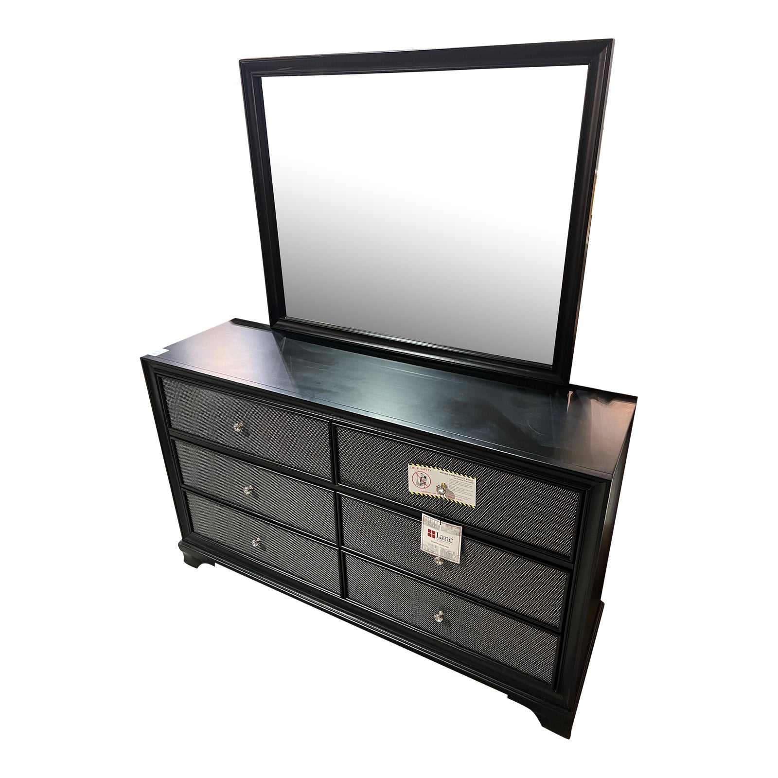 Black Dresser With Mirror