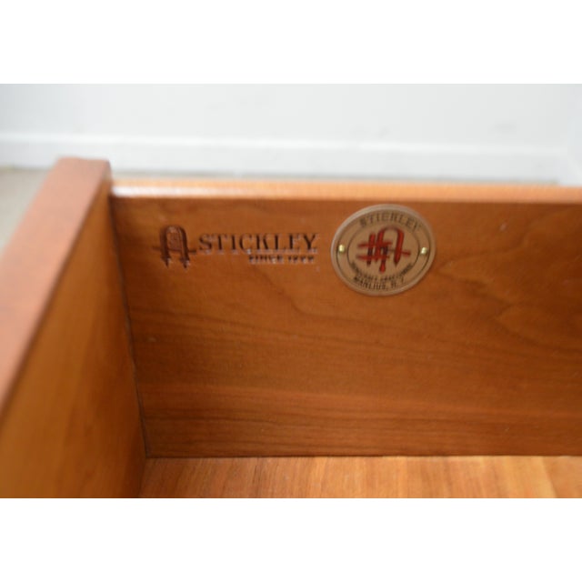 Stickley Cherry Nightstands a Pair For Sale - Image 12 of 12