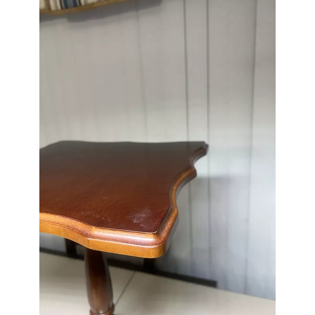 1990s Vintage Bombay Company Wood Accent Tilt Square Side