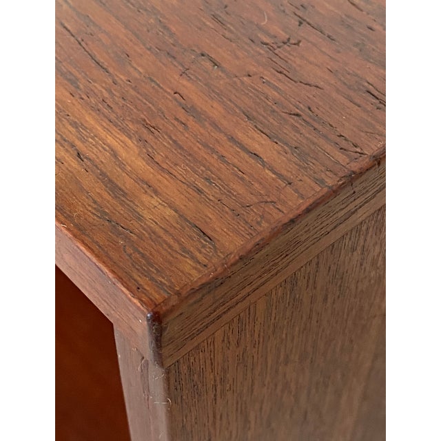 Brown Peter Løvig Nielsen Teak Credenza, Hand-Crafted Scandinavian Modern For Sale - Image 8 of 18