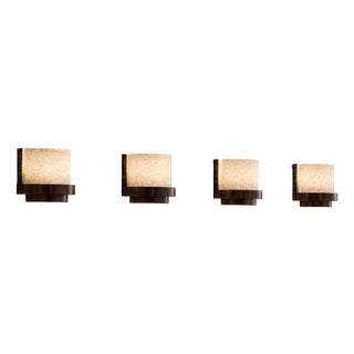 Art Deco Wall Lamps, Poland, 1950s, Set of 4 For Sale