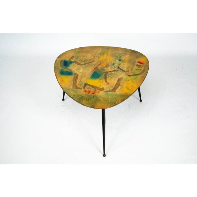 Mid-Century Modern Italian Tripod Coffee Table, 1950s For Sale - Image 4 of 13