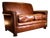 Small Prince 2-Seater Club Sofa in Brompton Tan Leather from Tetrad, 2010s For Sale