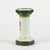 Gold Opal Base Column with Gold and Green Backsplash Decor, Early 20th Century For Sale - Image 8 of 11