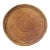 1900s Swedish Folk Art Handcrafted Round Serving Tray For Sale