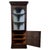 Antique English Carved Oak Corner Cabinet For Sale - Image 3 of 6