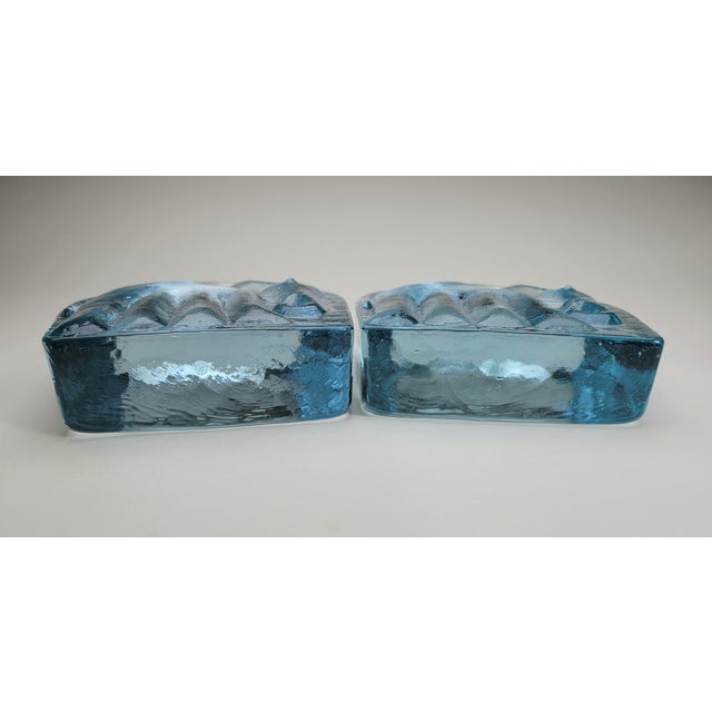 Mid Century Blenko Bookends /Pair For Sale - Image 9 of 16