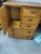 1980s Vintage Dixie Rattan & Wicker Armoire With Brass Handles For Sale - Image 5 of 10