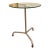 Glass and Chrome Side Drink Table, Circa 1970s For Sale
