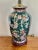 Ceramic Vintage Asian Floral Cloisonne Style Ceramic Ginger Jar Table Lamp Hand Painted For Sale - Image 7 of 15
