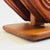 Brown Mid Century Teak Hanging Coaster Set - Set of 6 Coasters With Holder - 1970s For Sale - Image 8 of 14