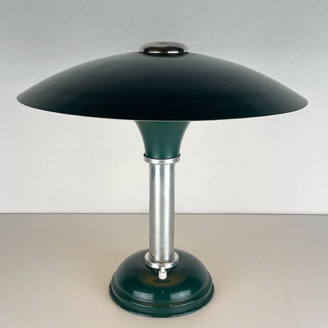 Bauhaus Metal Table Lamp, Germany, 1930s For Sale - Image 12 of 15