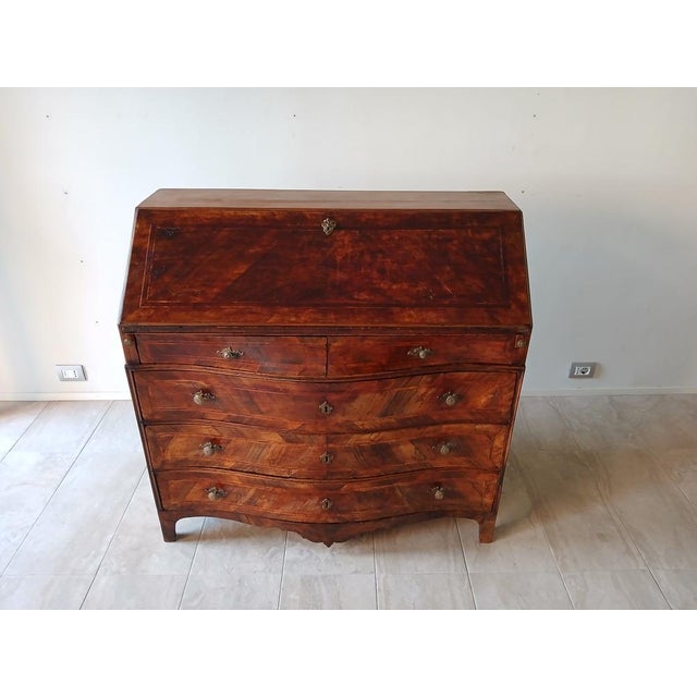 18th Century Louis XVI Drop-Leaf Chest of Drawers For Sale - Image 3 of 18