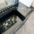 Chinese Black Lacquered Mother of Pearl Inlay Vanity/Chest With Mirror For Sale - Image 4 of 12