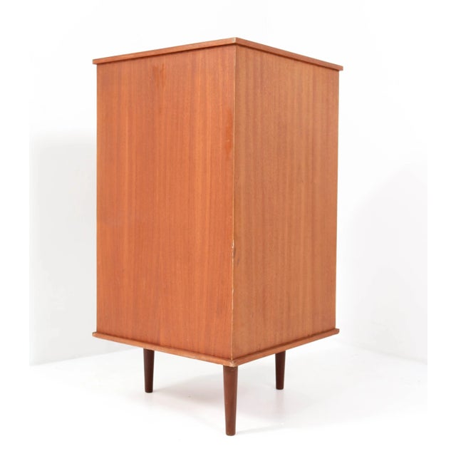 Brown Mid-Century Teak Corner Cabinet, 1960s For Sale - Image 8 of 9
