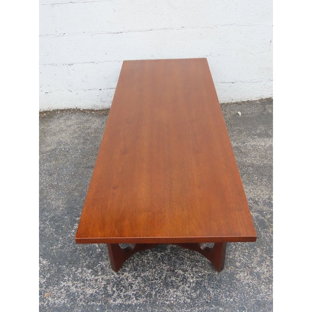 Broyhill Brasilia Mid Century Modern Long Low Coffee Table 6241 For Sale - Image 10 of 16