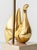 Gold Vintage Brass Bird Table Lamp by Philippe Jean, 1980 For Sale - Image 8 of 13