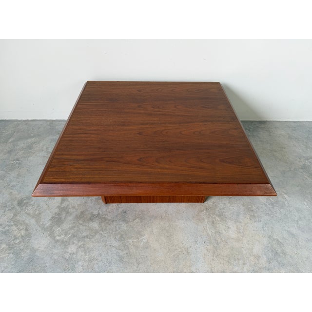 Mid-Century Modern 1960's Mid Century Vejle Stole & Møbelfabrik Square Coffee Table For Sale - Image 3 of 18