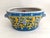Vintage Yellow & Blue Chinoiserie Porcelain Footbath Planter W/ Koi Fish For Sale - Image 10 of 12