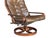 Norwegian Modern Rosewood Swivel Lounge Chair and Ottoman by Rykken & Co. For Sale - Image 13 of 17