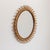 Italian 1960s Italian Spiral Rattan Mirror For Sale - Image 3 of 9