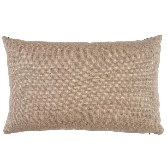 This pillow features Rolling Hills with a knife edge finish. Charming animals gambol within a naïve landscape in this...