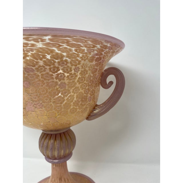 Glass Millefiore Murano Glass Urn For Sale - Image 7 of 7