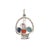 Vintage Art Deco Charm Easter Bunny in Egg Basket Pendant Platinum Fine Jewellery For Sale - Image 4 of 4