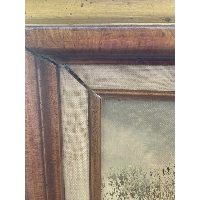 Large Framed R. Hamilton Landscape Painting For Sale - Image 9 of 10