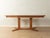 Classic dining table from the 1980s by Johs. Kristoffersen & Søn, crafted from solid teak with two extension leaves....