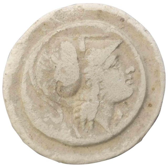 Antique Athena Goddess Cameo Intaglio in Biscuit, Italy, 19th Century For Sale - Image 5 of 5