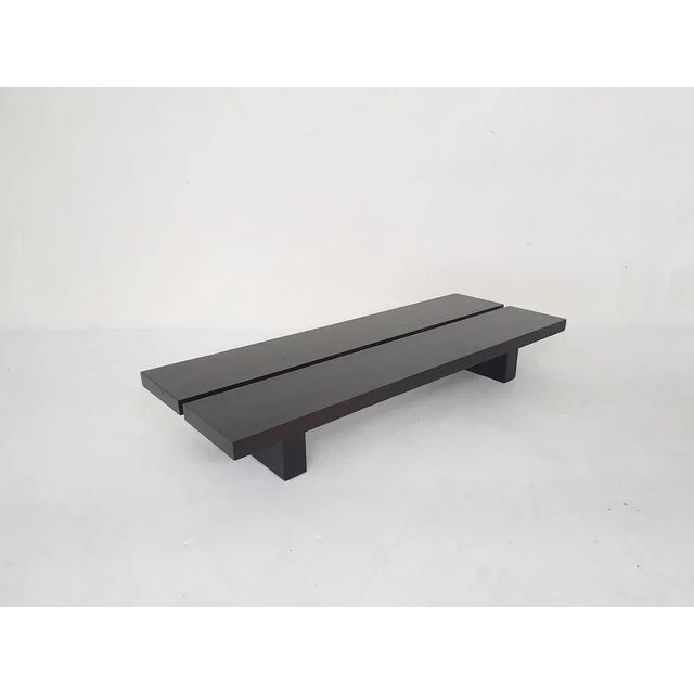 Minimalistic Japandi Bench or Coffee Table, the Netherlands, 1970s For Sale - Image 6 of 12