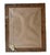 Antique Arts & Crafts in the late Victorian period mirror in wood frame with gesso design with a decorative flat frame...