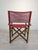 Vintage Wooden Directors Chair in Fabric For Sale - Image 5 of 12