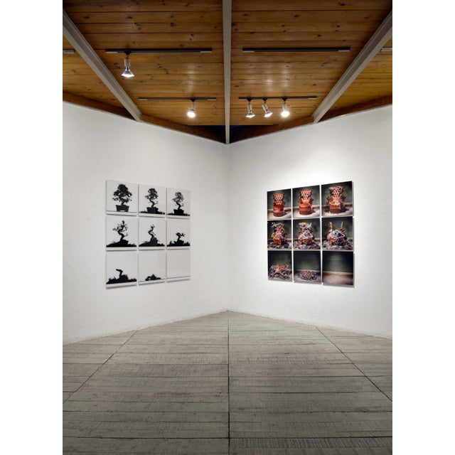 In perfect conditions Panel composed by 9 pieces Signed by Maker