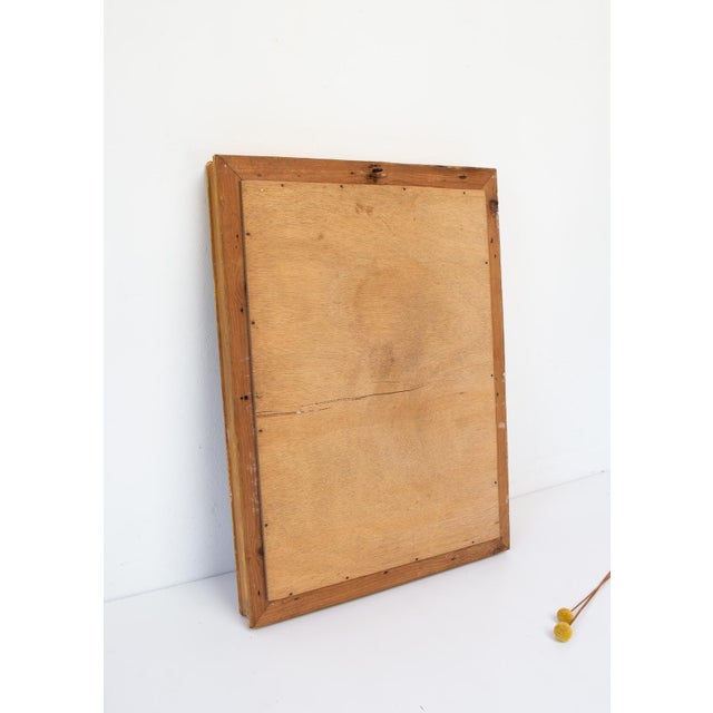 Antique Louis Philippe Rectangular Gilt Wood and Mercury Glass Mirror, 1830s For Sale - Image 5 of 9