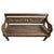 Vintage Carved Blackened Boho Balinese Bench For Sale - Image 4 of 5