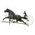 Antique Copper Weathervane Horse and Sulky For Sale