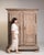 A substantial oak armoire reflecting the grandeur and symmetry of Louis XIV design. The solid construction and imposing...