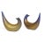 Dino Martens Dino Martens for Vetreria Aureliano Toso, Golden Dove a Pair, Murano, Italy, 1940s For Sale - Image 4 of 7