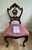 Late 19th Century Victorian Mahogany Parlor Chairs – Carved Elegance With Tapestry Charm (Pair) For Sale - Image 11 of 17