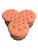 Edward Farrell hollywood regency style clover leaf form tufted ottoman with a pink cushioned and multicolored tassels.
