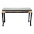 Custom Black Lacquer Chinoiserie Console Table For Sale