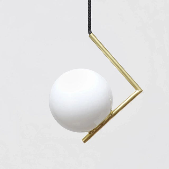 Minimal Modern Geometric Pendant Lamp from Balance Lamp For Sale - Image 6 of 6