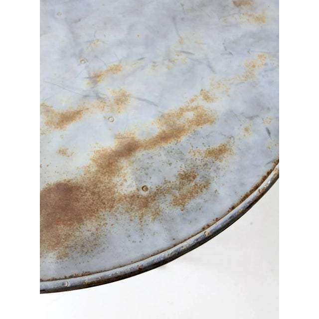 Antique Metal Garden Table For Sale - Image 6 of 13