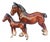 Porcelain Horse Figurine from Hertwig & Co., 1950s For Sale
