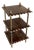 Small Three Tier Table With Bone Detail For Sale
