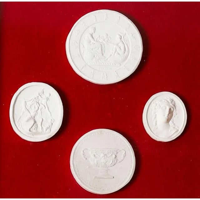 Antique Framed Grand Tour Intaglios by Giovanni Liberotti, 19th Century, Set of 2 For Sale - Image 9 of 12